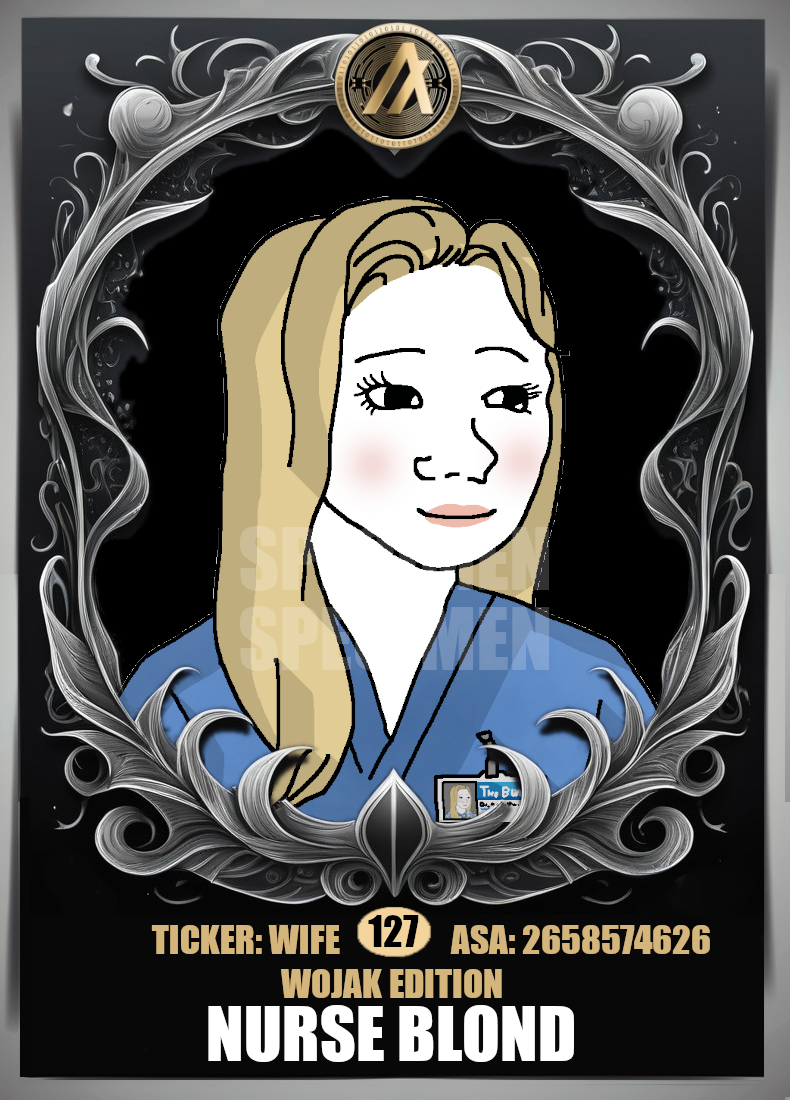 127-nurse blonde trad wife wojak