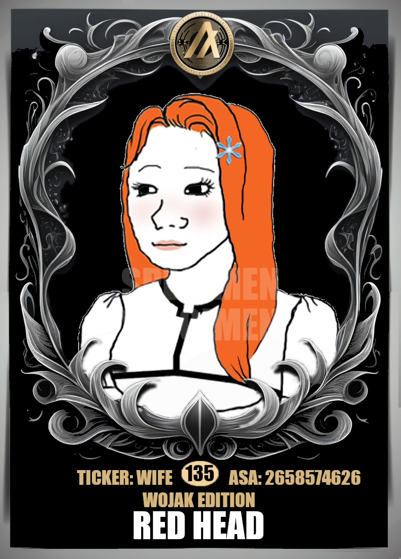 135-red head winter trad wife